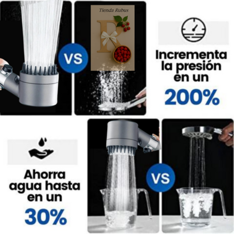 Cabezal de Ducha con Alta Presion Masajeadora