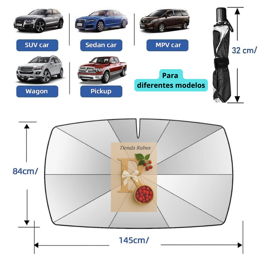 Parasol Quitasol Paragua Parabrisas