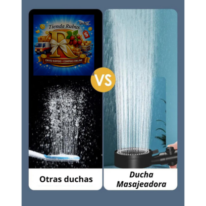 Cabezal de Ducha con Alta Presion Masajeadora