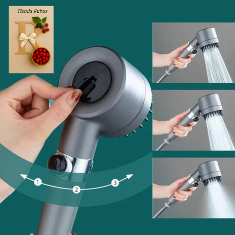 Cabezal de Ducha con Alta Presion Masajeadora
